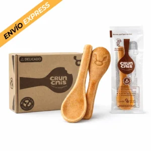 Cucharas comestibles de galleta bidegradaples potada - crunchis