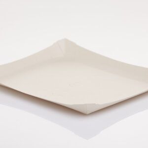 Platos Cuadrados En Fibra Bagazo De Caña De Azúcar - Amza - 20cm