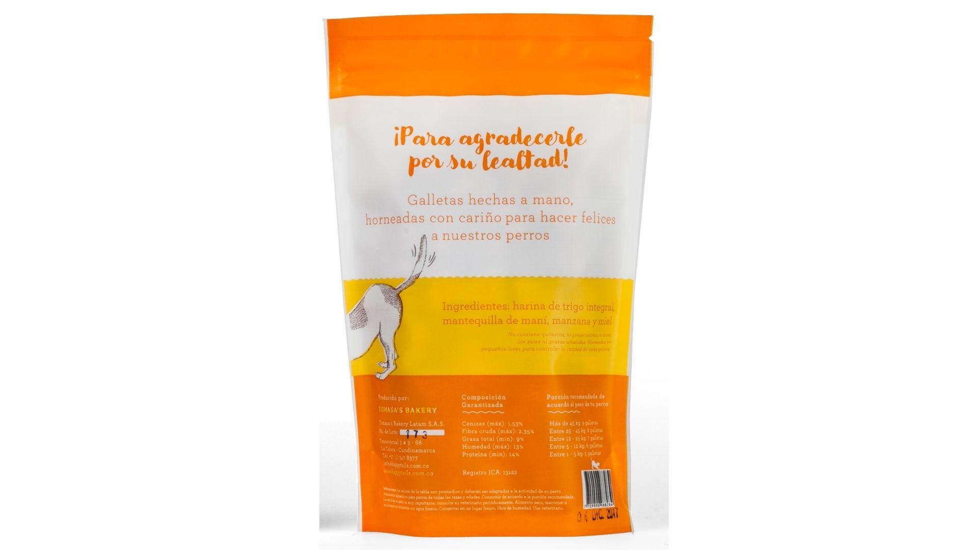Galletas naturales para perros: Manzana y mantequilla de maní - Imagen 3