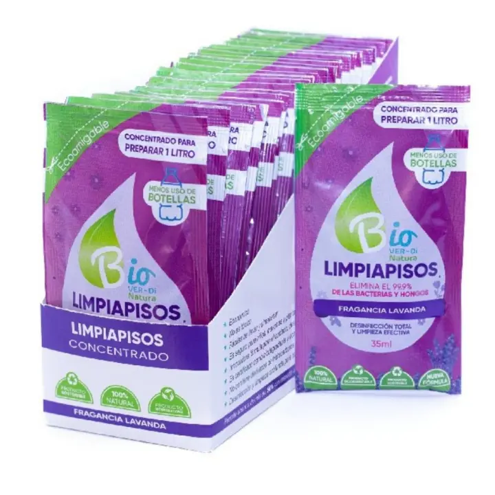 El Limpiapisos concentrado biodegradable, es una poderosa mezcla capaz de desinfectar, limpiar polvo, suciedad, grasas en todo tipo de pisos y superficies.