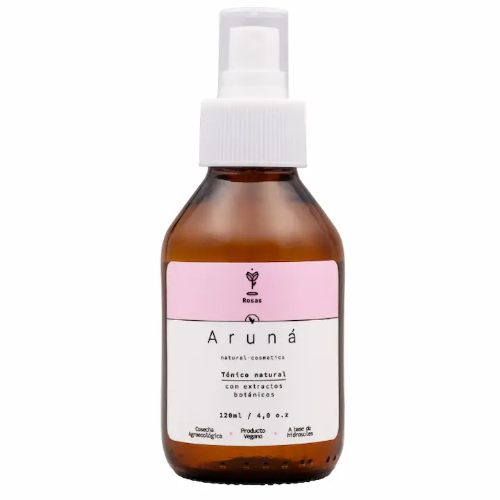 Tónico Facial Agua De Rosas – Aruná remueve el exceso de grasa y brillo en la piel.