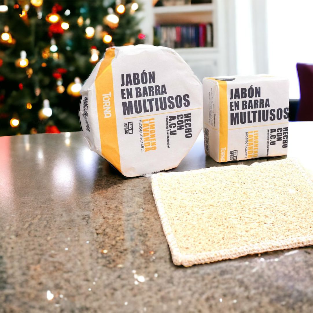 Jabón multiusos + Luffa