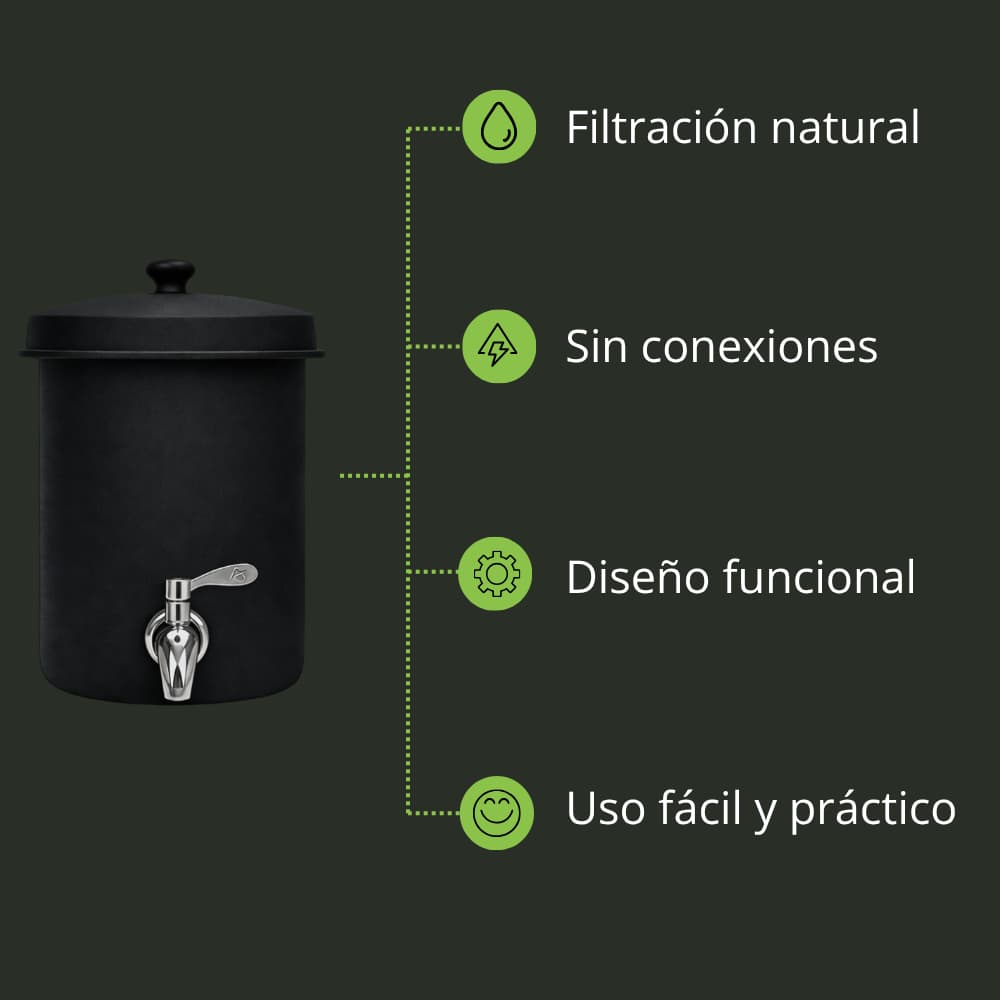 Mini purificador de agua micromate grifo plateado 5.5L - Agualogic - Imagen 7