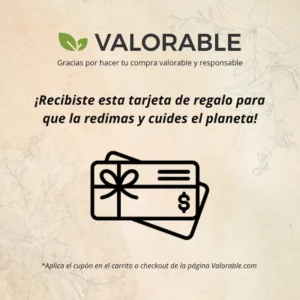 Tarjeta de regalo valorable