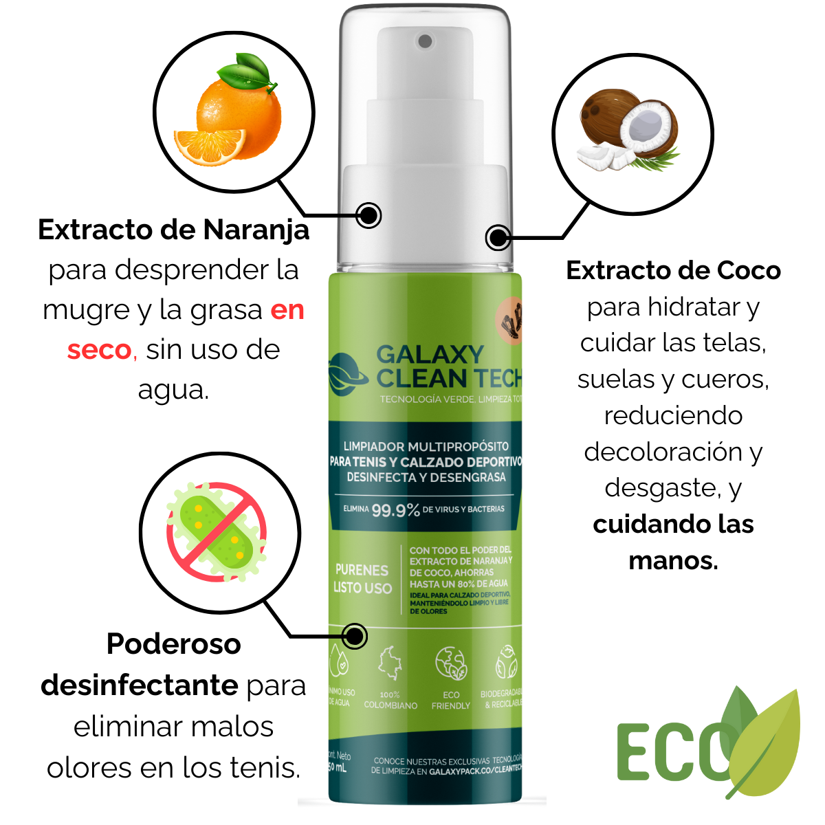 Limpiador para Tenis y Calzado Deportivo | Galaxy Clean Tech - Imagen 2