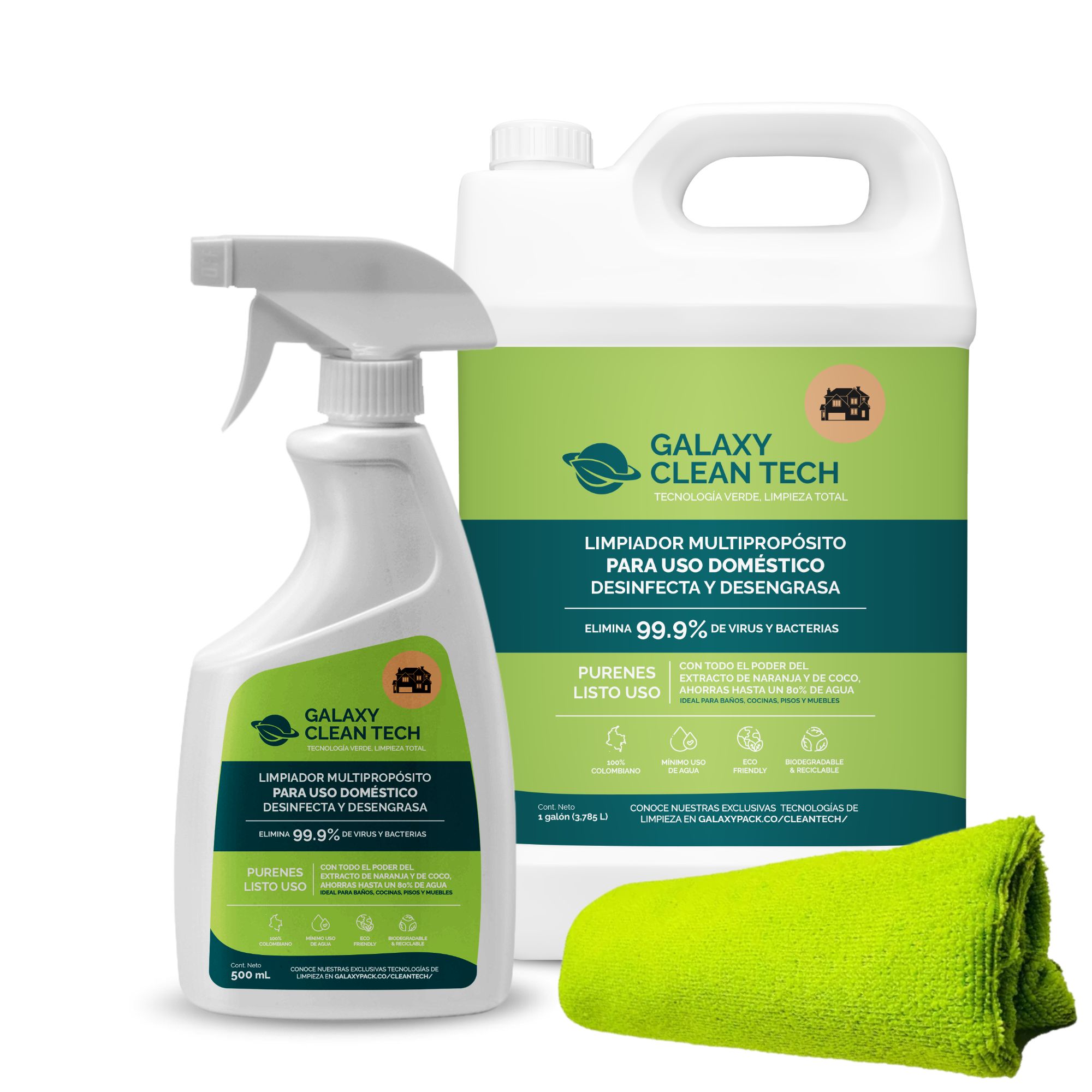 Combo Refill Limpiador Multiusos para el Hogar | Galaxy Clean Tech