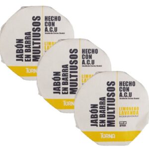 Pack x3 Jabón circular en barra de 305gr - Torna by Calo