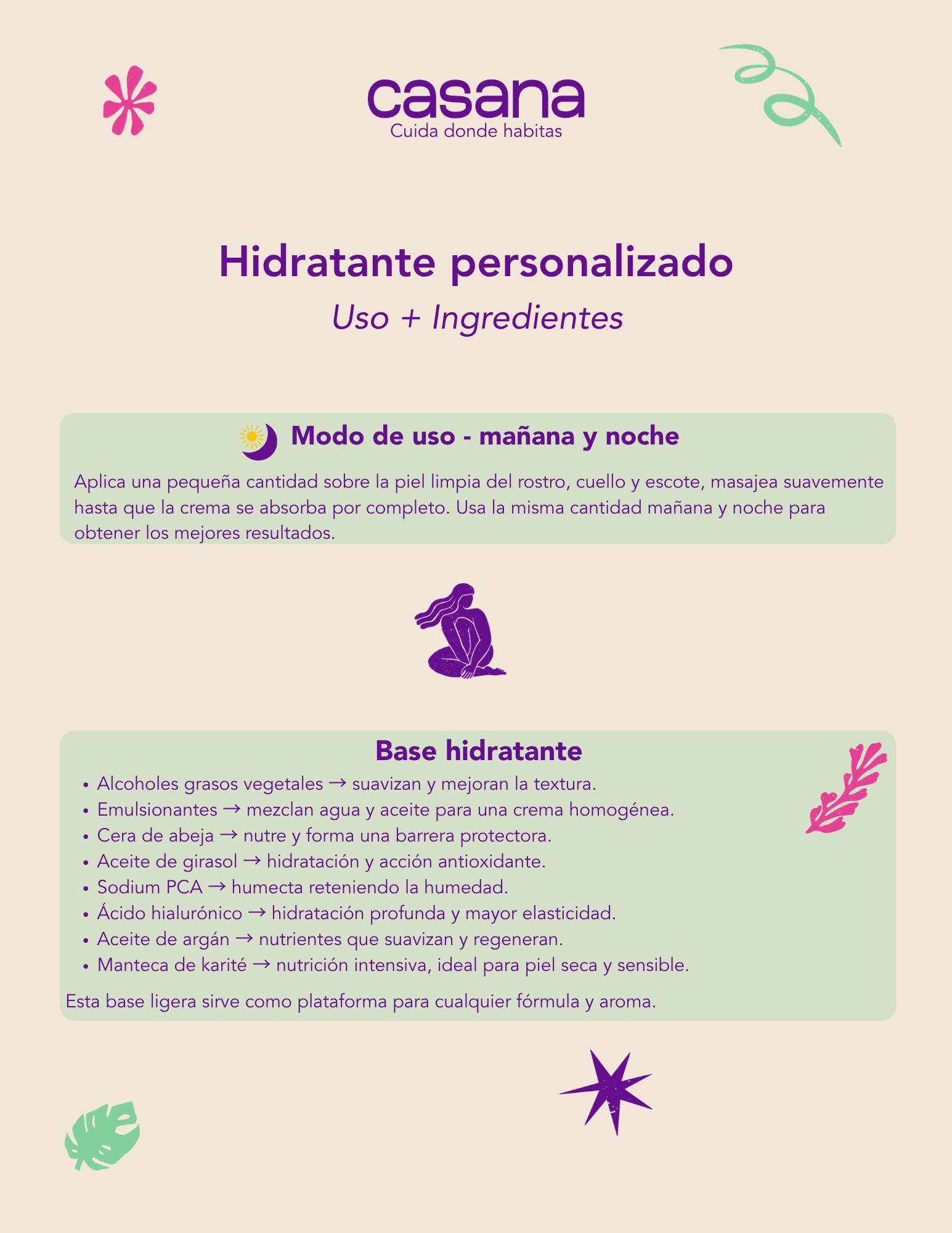 Crema Facial Personal 120gr - Casana - Imagen 3