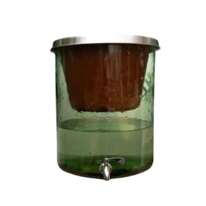 Purificador de agua en vidrio corrugado selva verde 20L - Agualogic