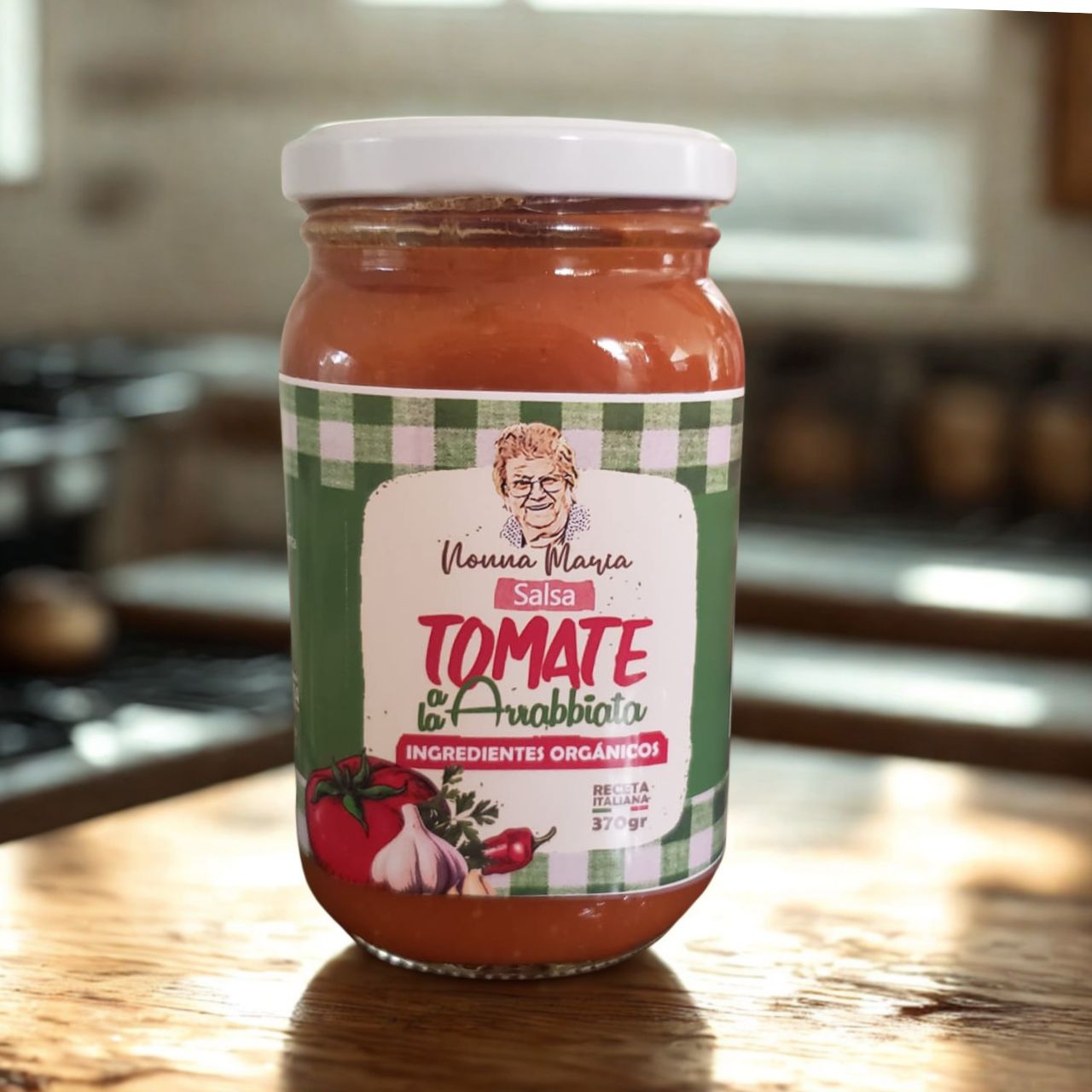 Salsa Tomate a la Arrabbiata - Ingredientes Orgánicos - Nonna Maria EcoHuerta - Imagen 5