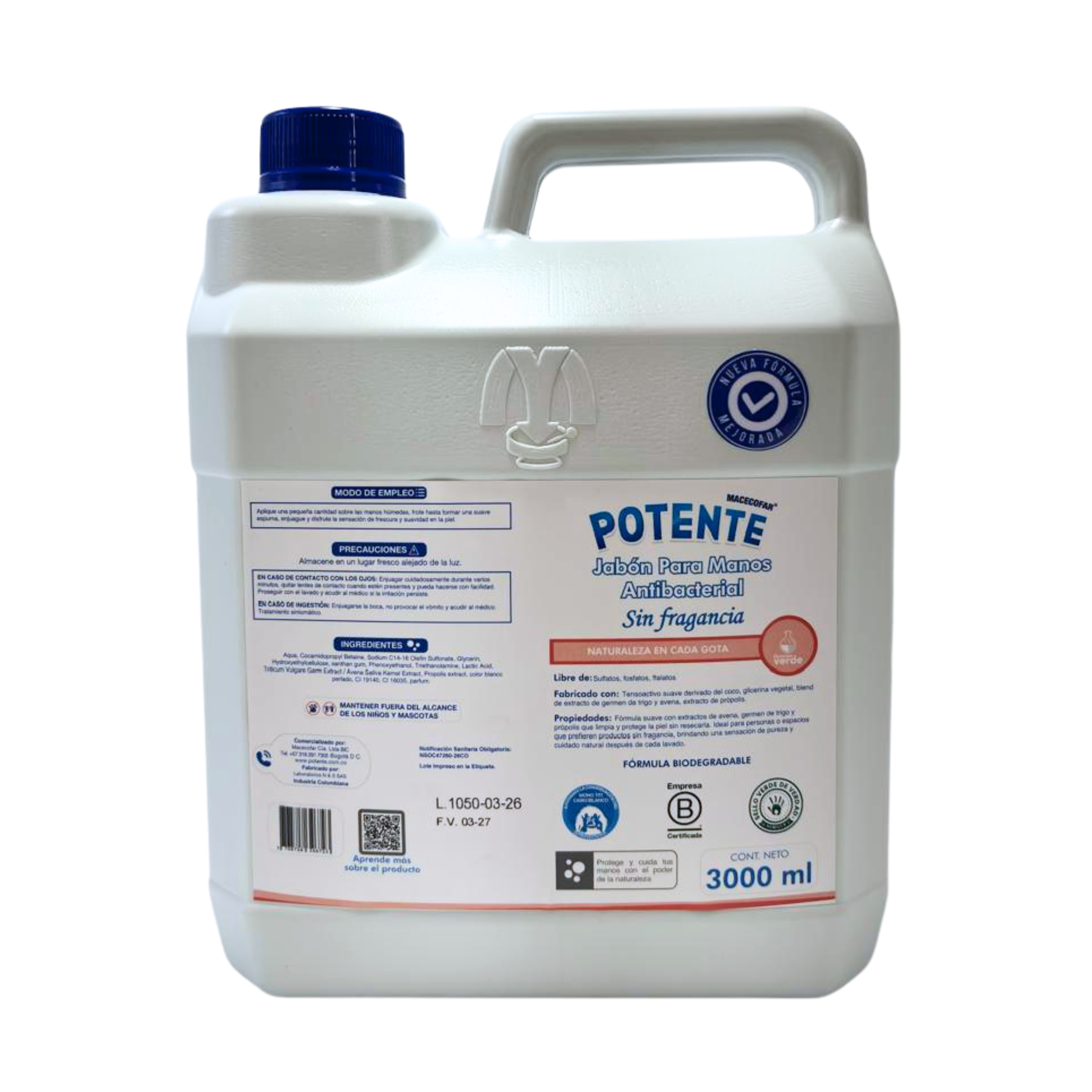 Jabón para Manos Antibacterial - Imagen 2