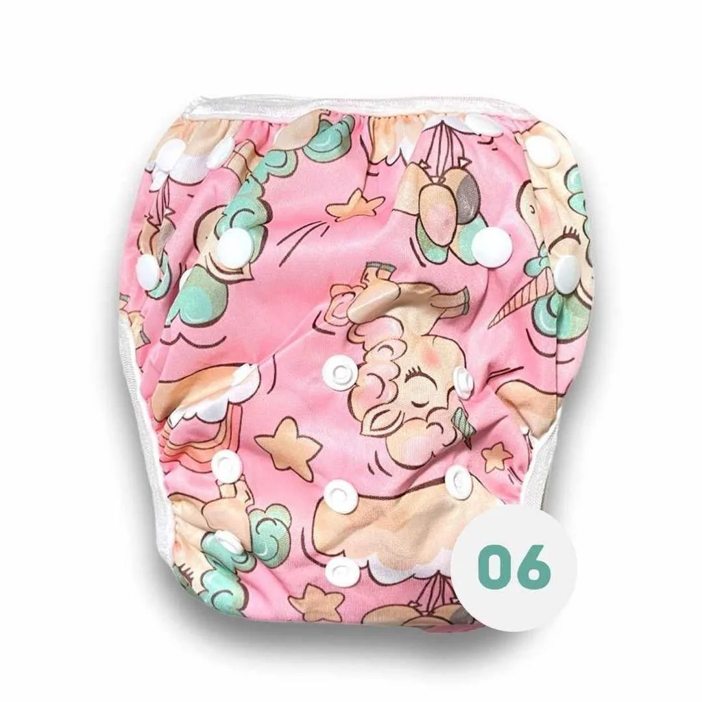 Combo piscina con pañal ecológico de piscina y portapañales Okolo (5)