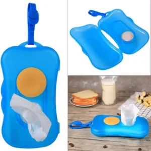 Estuche portátil reutilizable para pañitos húmedos Okolo