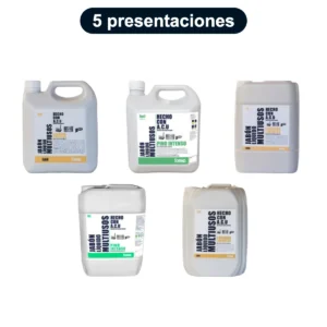 Jabón líquido multiusos Torna en aroma lavanda y pino intenso, presentaciones galón, 10 litros y 20 litros