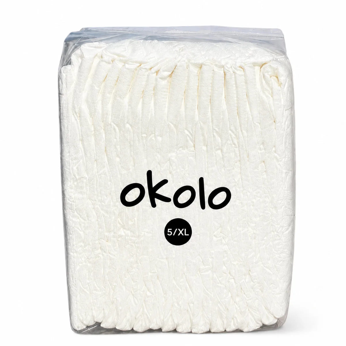 Pañales desechables biodegradables de bambú Okolo Etapa 5 · XL (12 a 17 kg), 16 unidades
